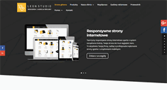 Desktop Screenshot of leonstudio.pl